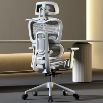 Ergonomic Chair Office Chair Computer Armchair 3D Headrest Advanced Leg Rest Anime Gamer Bedroom Adjustable Armrests